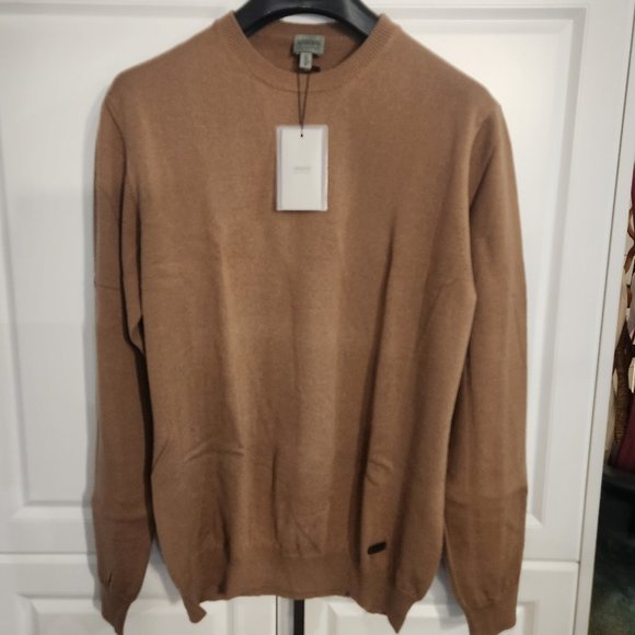 Armani Collezioni Lana Wool and Cotton Sweater - Picture 1 of 11